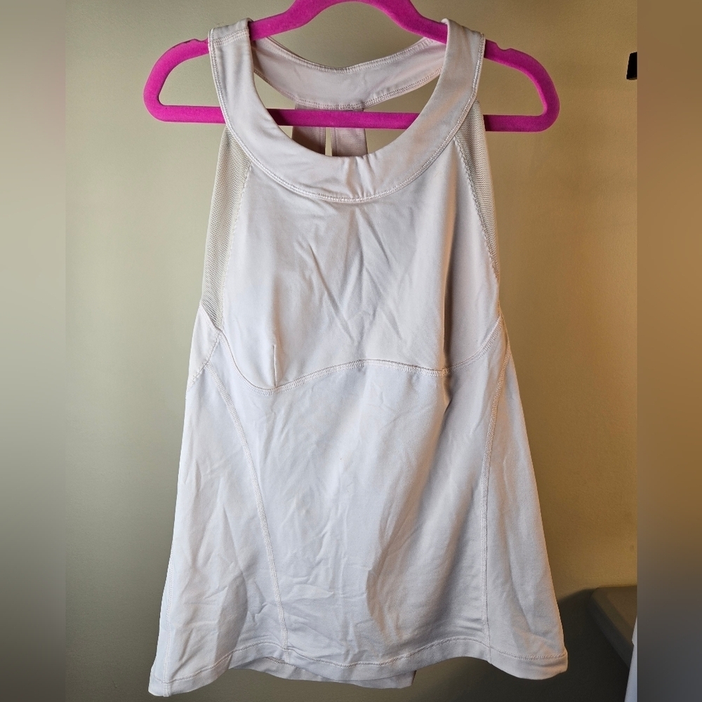 Lululemon Run: Make It Count Tank Racer Back Light Pink Size 8